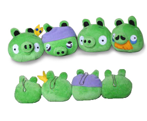 Angry Birds - 3.5-Inch Pig Hangers Set of 4