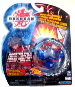 Bakugan - Aquos(Blue) Boosters Pack - Fear Ripper