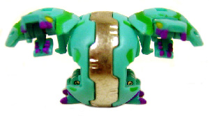 Bakugan - Ventus(Green) Boosters Pack - Chrome Hydranoid