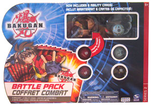 Bakugan Battle Pack - Subterra Juggernoid[500G], Haos Centipoid[400G], 4 Mystery