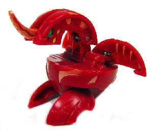 Bakugan - Boosters Pack - Series 2 Pyrus(Red) Dragonoid