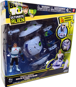 Ben 10 Ultimate Alien Vehicle - Plumber Space Ship with Grandpa Max