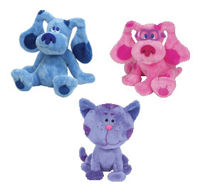 7-Inch Beanie Blues Clues Set of 3