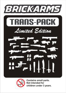 BrickArms - Trans Clear Weapons Pack[34PCS]