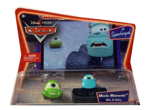 Cars The Movie Die-Cast: Supercharged Mike and Sulley