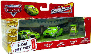 World Of Cars - 3-Car Gift Pack Boxed - Shiny Wax, Chief Shiny Wax, Shiny Wax Pitty