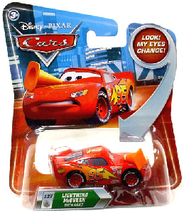 Cars Lenticular Eyes 2 - Lightning McQueen with Cone