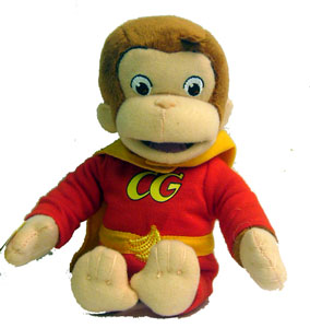 7-Inch Plush: Curious George Superhero