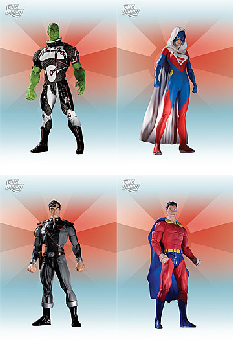 Superman New Krypton - Series 1 Set of 4