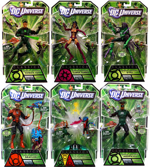 DC Universe Green Lantern Classic Series 2 Set of 6 - BAF Stel