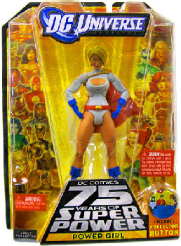 DC Universe World Greatest Super Heroes - Power Girl with Collector Pin
