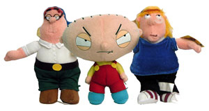 8-Inch Family Guy Set of 3