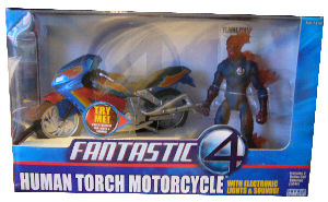 Human Torch Motorcycle with Electronic Lights and Sound