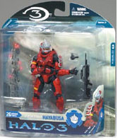 Halo 3 Series 3 - SPARTAN SOLDIER HAYABUSA RED