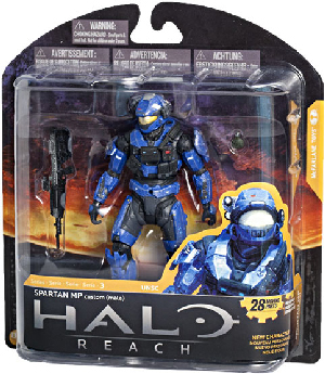 Halo Reach Series 3 - Team BLUE Spartan Military Police Male Custom]