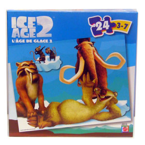 Ice Age 2 Puzzle: 24pcs - Diego, Crash, Eddie, Manny, Sid