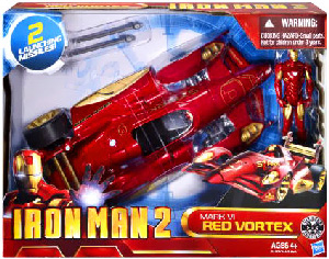 Iron Man 2 - Battle Action Vehicle Mark IV Red Vortex