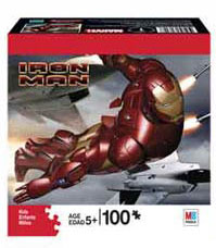 Iron Man 100-Piece Puzzle Flying