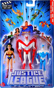 Justice League Unlimited 3-Pack: Wonder Woman, Hawk, Dove