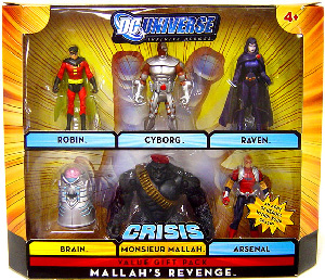 DC Universe - Crisis - Mallah Revenge[Robin, Cyborg, Raven, Brain, Arsenal, Monsieur Mallah]
