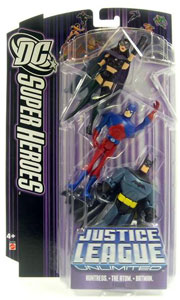 DC Superheroes Purple JLU: Batman, Atom, Huntress