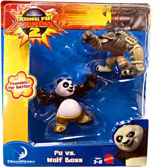 Kung Fu Panda 2 - 2-Pack - Po VS Wolf Boss