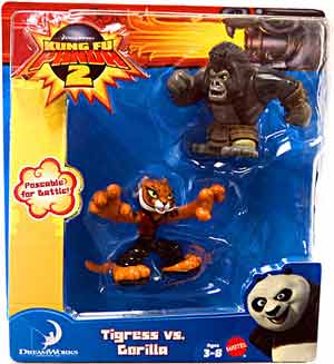 Kung Fu Panda 2 - 2-Pack - Tigress VS Gorilla