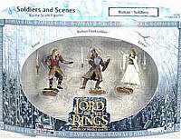 LOTR 3-inch:Eomer, Rohan Foot Soldier and Eowyn