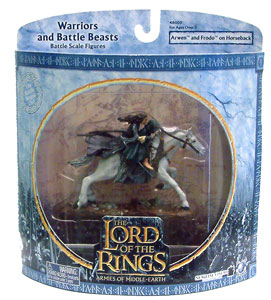 LOTR 3-inch: Arwen and Frodo on Horseback
