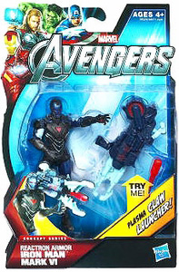 Marvel The Avengers - 3.75-Inch Reaction Armor Iron Man Mark VI