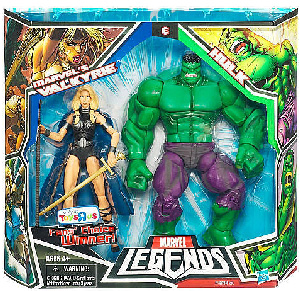 Hasbro Marvel Legends 2-Pack Exclusive: Valkyrie Vs Green Hulk