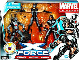 Marvel Super Hero Team Pack - X-Force (Deadpool, Warpath, Wolverine)