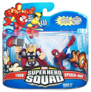 Super Hero Squad - Thor and Spider-Man