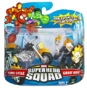 Super Hero Squad - Ghost Rider and Flame Cycle