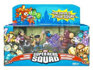 Super Hero Squad: X-Men Unite - Juggernaut Attacks 4-Pack