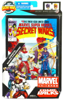 Marvel Universe Comic Pack - Hawkeye and Piledriver