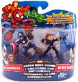 Super Hero Squad - Captain America and Black Widow