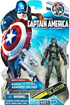 Captain America First Avengers - 3.75-Inch Hydra Armored Soldier Dark Green
