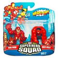 Super Hero Squad - Iron Man and Red Hulk