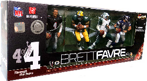 NFL 4-Pack: Brett Favre TRU Exclusive Through The Ages