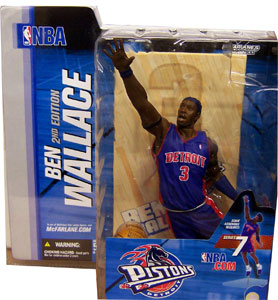 Ben Wallace Series 7 Blue Jersey no Afro Variant