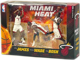 NBA Miami Heat 3-Pack - Lebron, Bosh, Wade