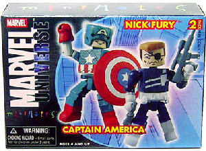 Marvel Minimates - Captain America and Nick Fury