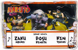 Naruto 3-Inch 3-Pack: Sound Ninja: Zaku, Dosu, Kin