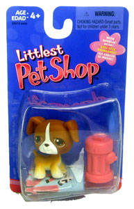 Littlest Pet Shop - Boxer with Hydrant