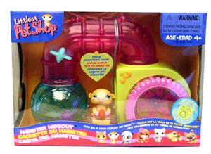 Littlest Pet Shop Figures Playset Rodent House with Hamster (Hamster Hideout)
