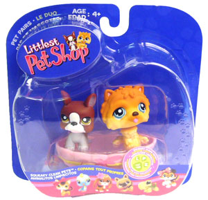 Littlest Pet Shop - Boxer and Chow-Chow