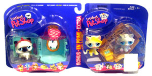 Littlest Pet Shop - Turquoise Vanity Kitty and Kittens for Sale