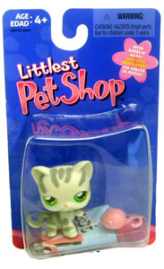 Littlest Pet Shop - Gray Striped Cat