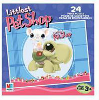 LITTLEST PET SHOP Puzzles 24 pieces - Mouse and Turtle